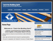 Tablet Screenshot of catchthebuildingspirit.org